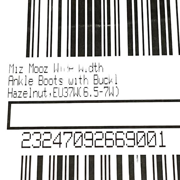 Miz Mooz Wide Width Leather Ankle Boots with Buckle Suzy Hazelnut EU 37 NIB - Picture 10 of 13